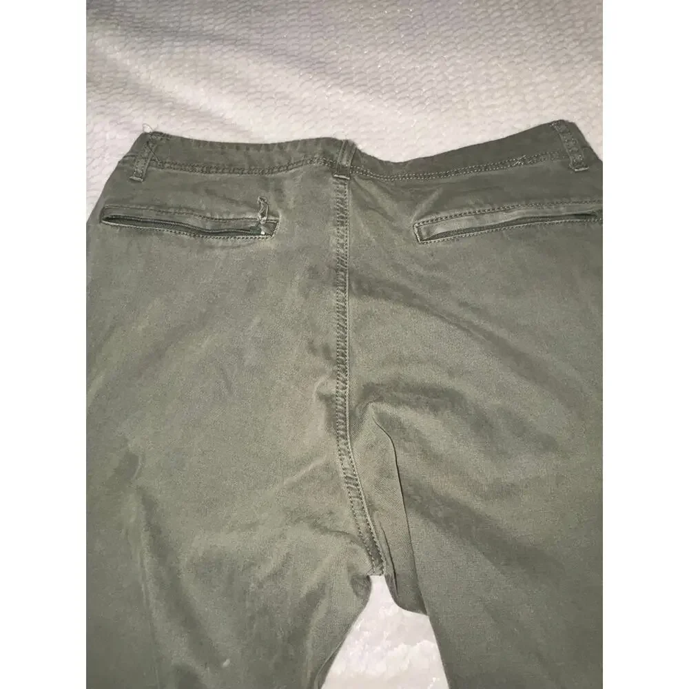 Carbon 2 cobalt khaki green pants 36x30 zipper pockets